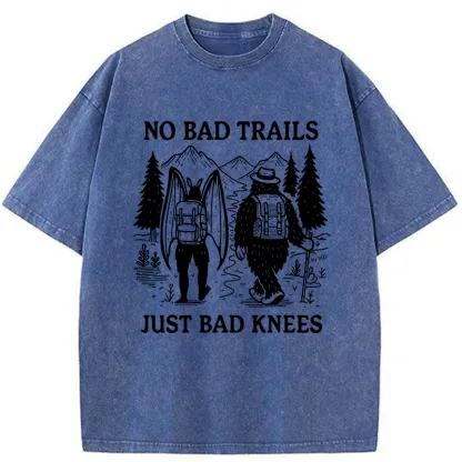 Tokyo-Tiger Go Camping With Monsters Washed T-Shirt