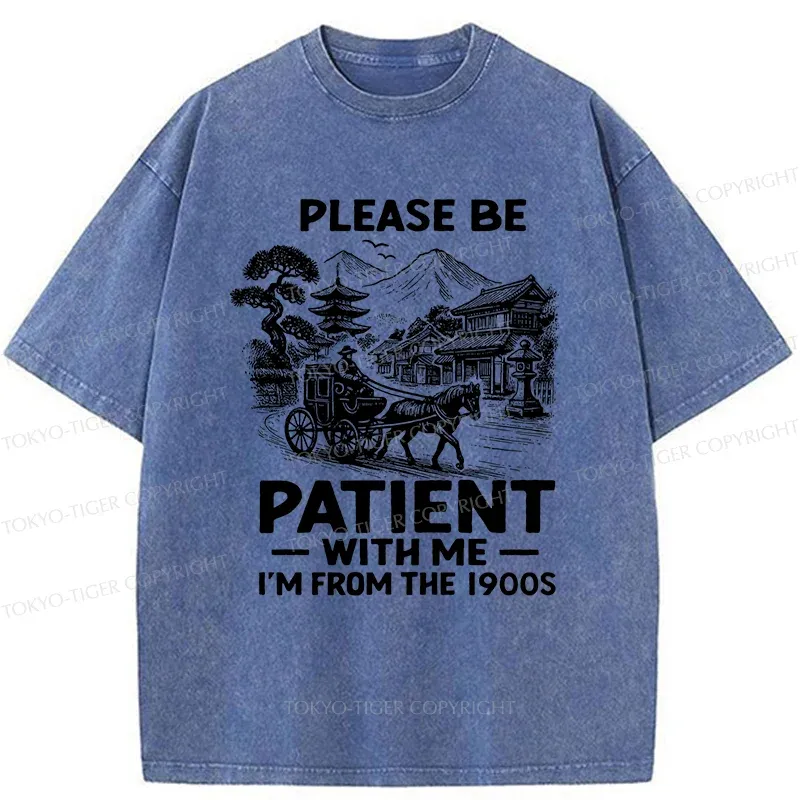 Tokyo-Tiger People From The 90s Washed T-Shirt