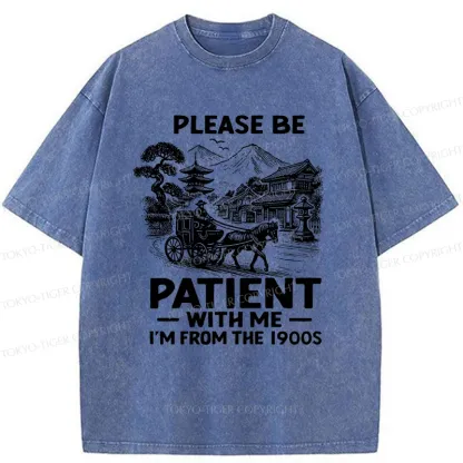 Tokyo-Tiger People From The 90s Washed T-Shirt