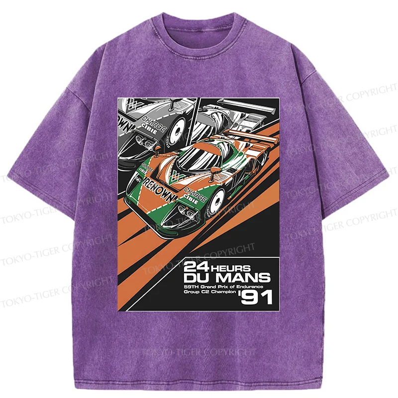 Tokyo-Tiger Cool Racing Washed T-Shirt