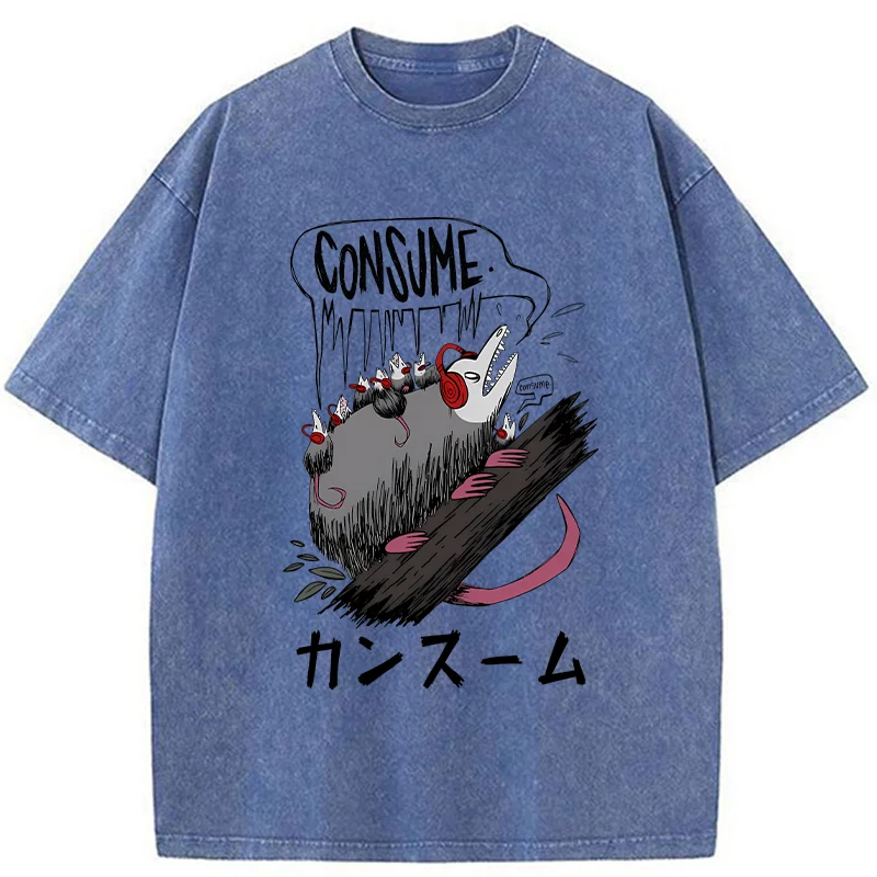 Tokyo-Tiger Consume Possum Japan Washed T-Shirt