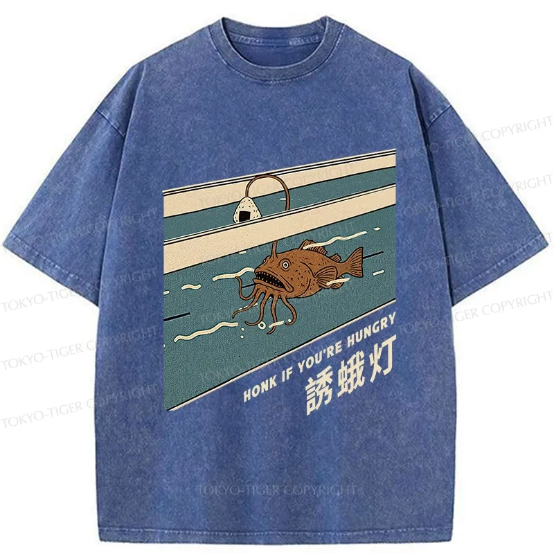 Tokyo-Tiger Moth-attracting Lamp Washed T-Shirt