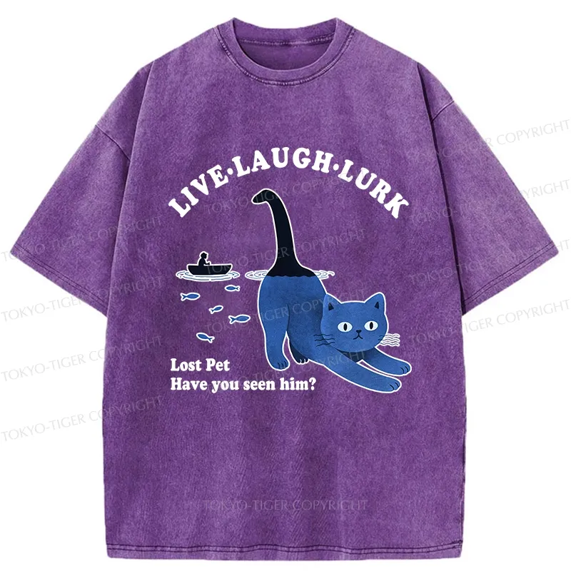 Tokyo-Tiger Have You Seen My Pet Washed T-Shirt