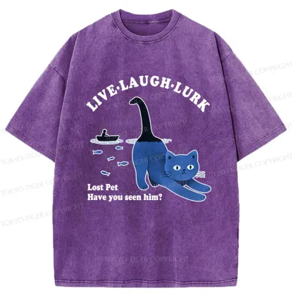 Tokyo-Tiger Have You Seen My Pet Washed T-Shirt
