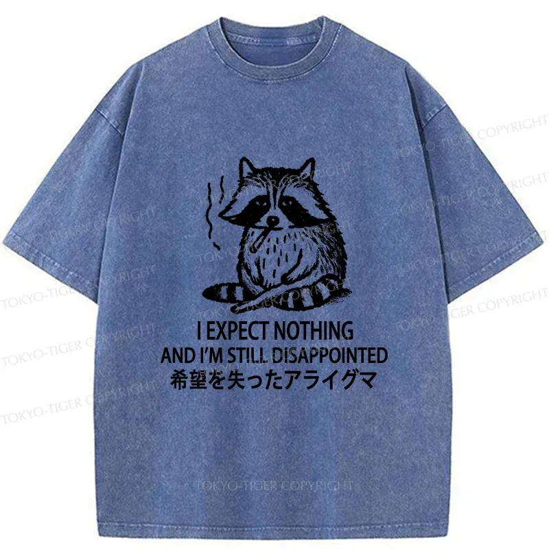 Tokyo-Tiger Lost Hope Raccoon Washed T-Shirt