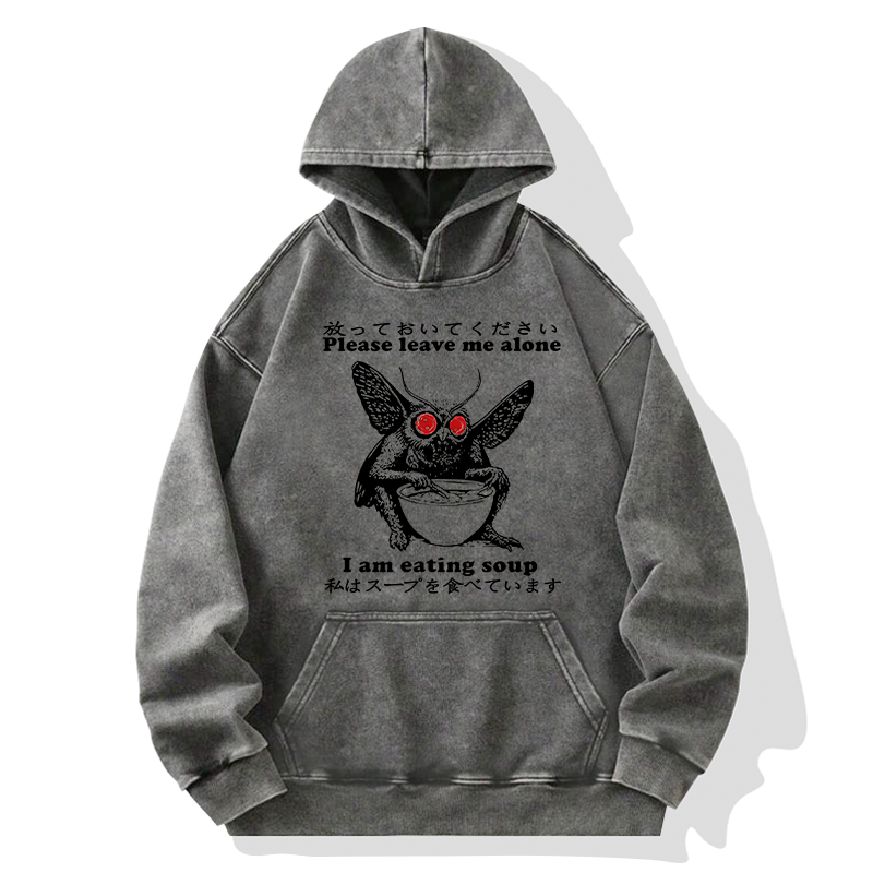 Tokyo-Tiger Don't Bother The Mothman Washed Hoodie