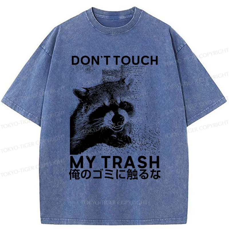 Tokyo-Tiger Angry Raccoon Japan Washed T-Shirt