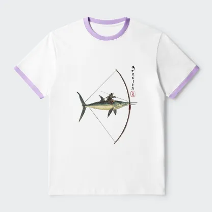 Tokyo-Tiger I Am Speed Contrast Trim T-Shirt