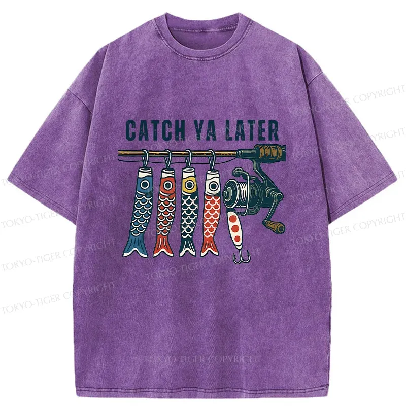 Tokyo-Tiger Fishing Japan Washed T-Shirt