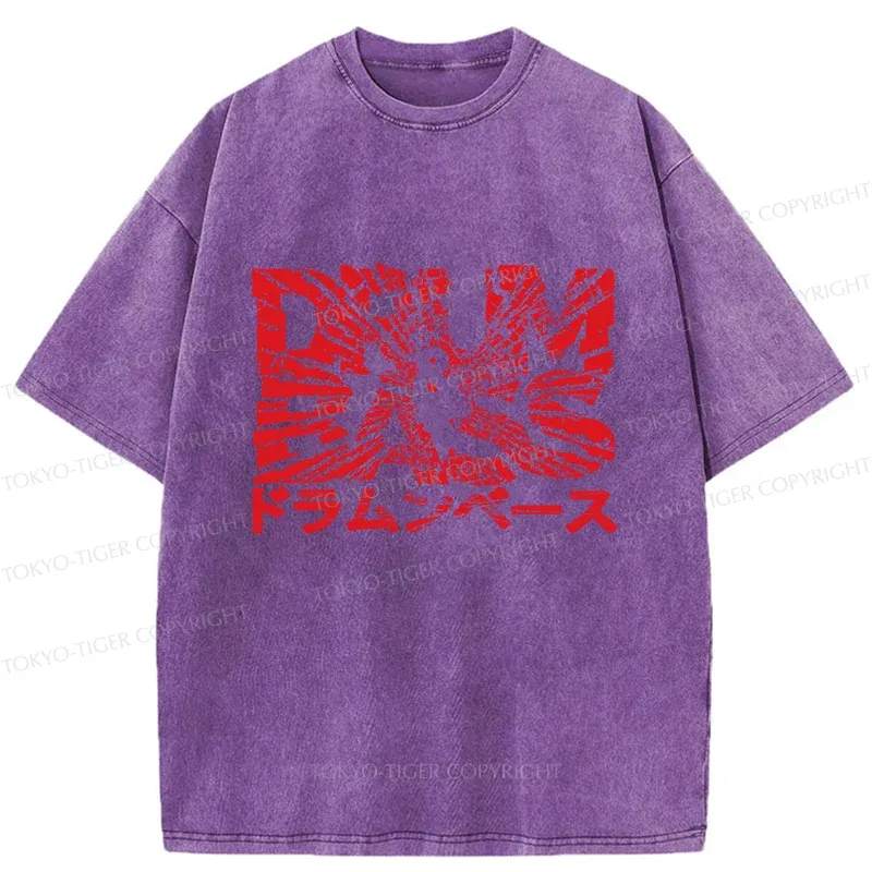 Tokyo-Tiger Broken DNB Washed T-Shirt