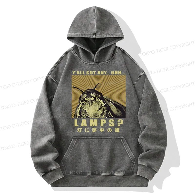 Tokyo-Tiger Moth Obsessed With The Light Washed Hoodie