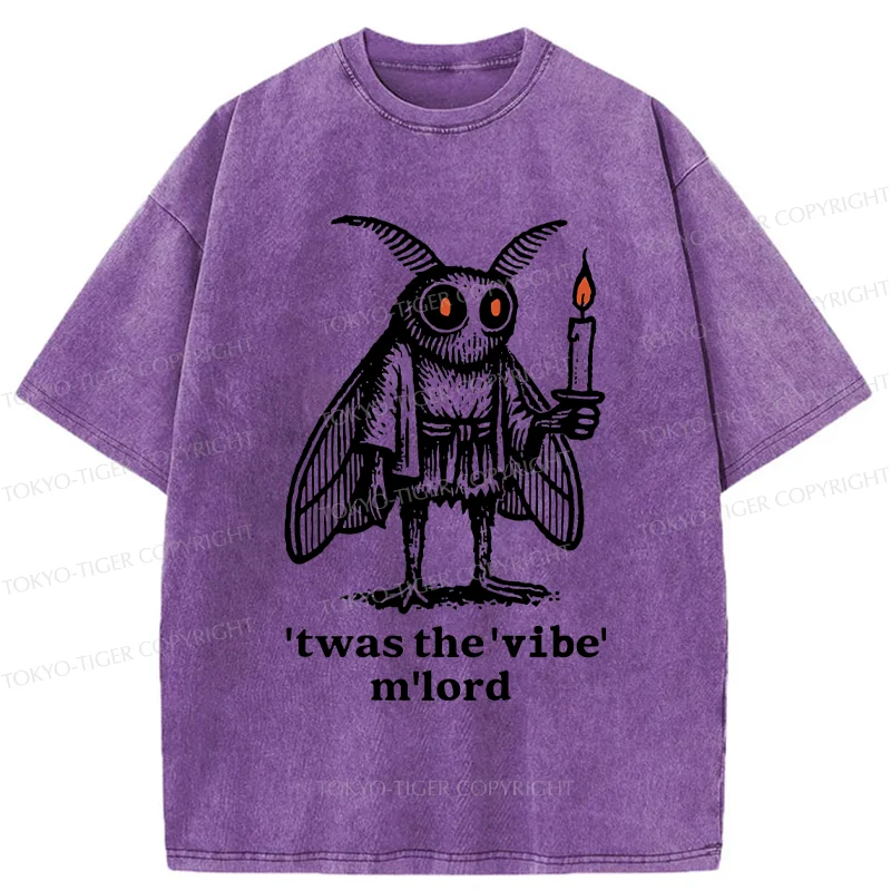Tokyo-Tiger Japan Funny Mothman Washed T-Shirt