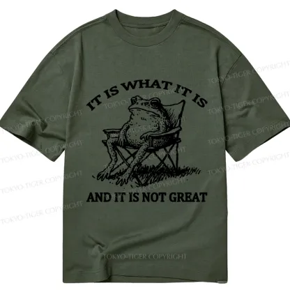 Tokyo-Tiger Resting Frog Funny Classic T-Shirt