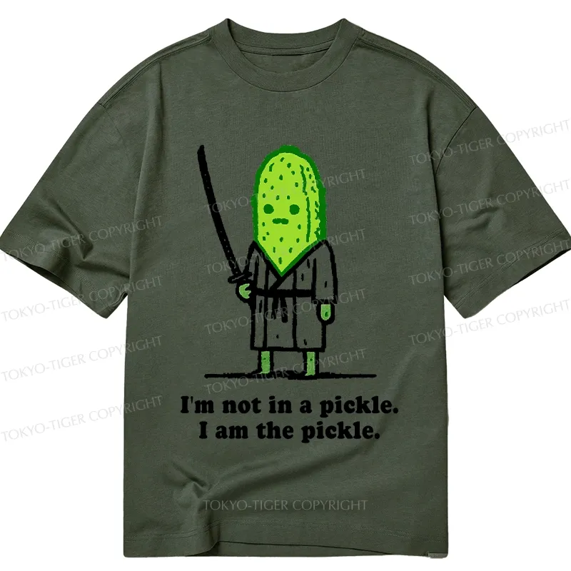 Tokyo-Tiger Funny Cucumber Samurai Classic T-Shirt