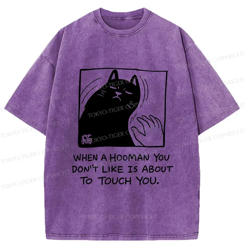 Tokyo-Tiger Rebellious Cat Washed T-Shirt