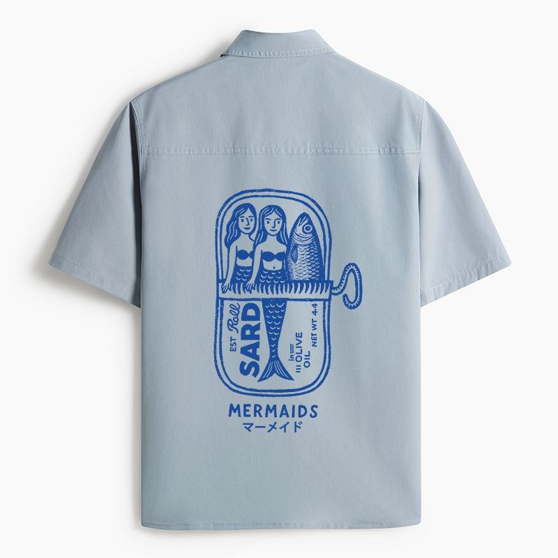 Tokyo-Tiger Mermaid Can Work Shirt