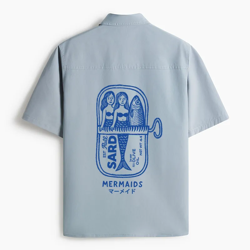 Tokyo-Tiger Mermaid Can Work Shirt