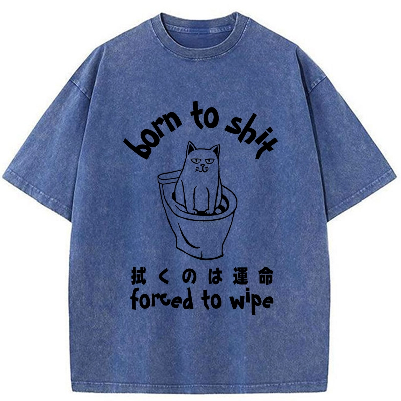 Tokyo-Tiger Forced To Wipe Washed T-Shirt