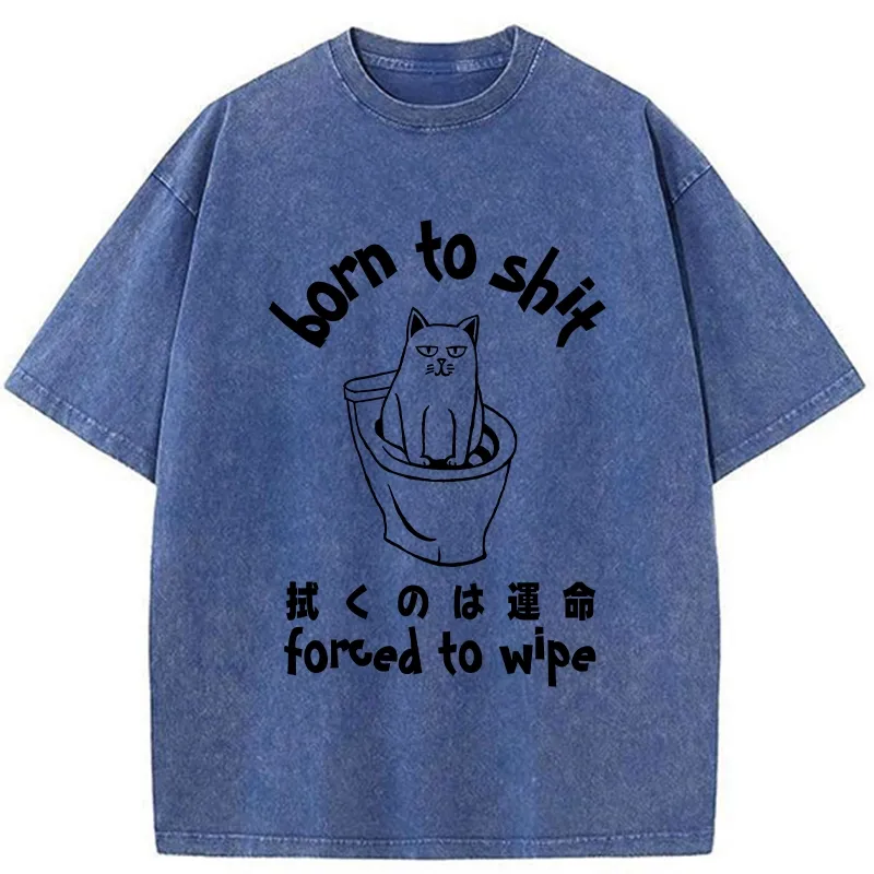 Tokyo-Tiger Forced To Wipe Washed T-Shirt