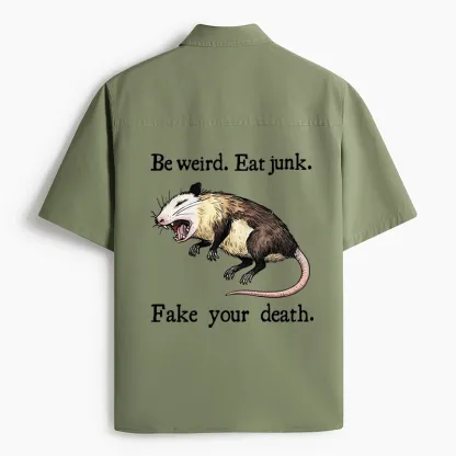 Tokyo-Tiger Possum Playing Dead Work Shirt
