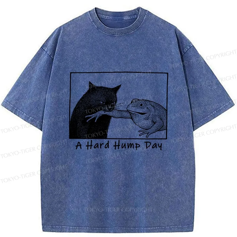 Tokyo-Tiger A Hard Hump Day Washed T-Shirt