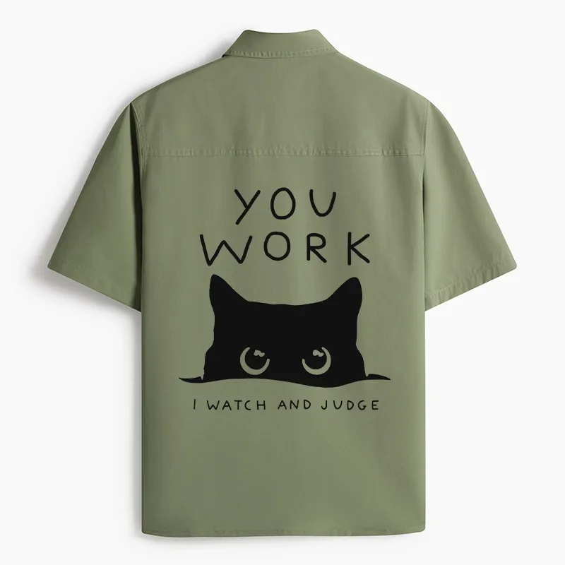 Tokyo-Tiger A Cat That Spies Work Shirt