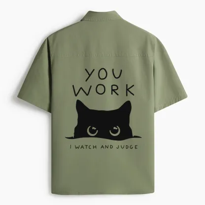 Tokyo-Tiger A Cat That Spies Work Shirt