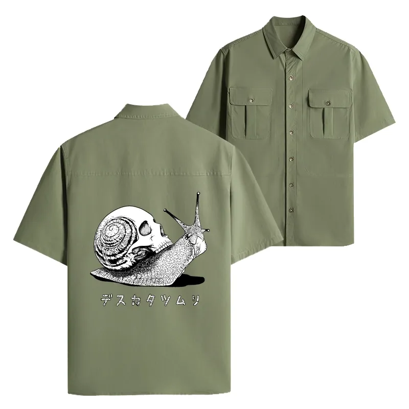 Tokyo-Tiger Death Snail Manga Work Shirt