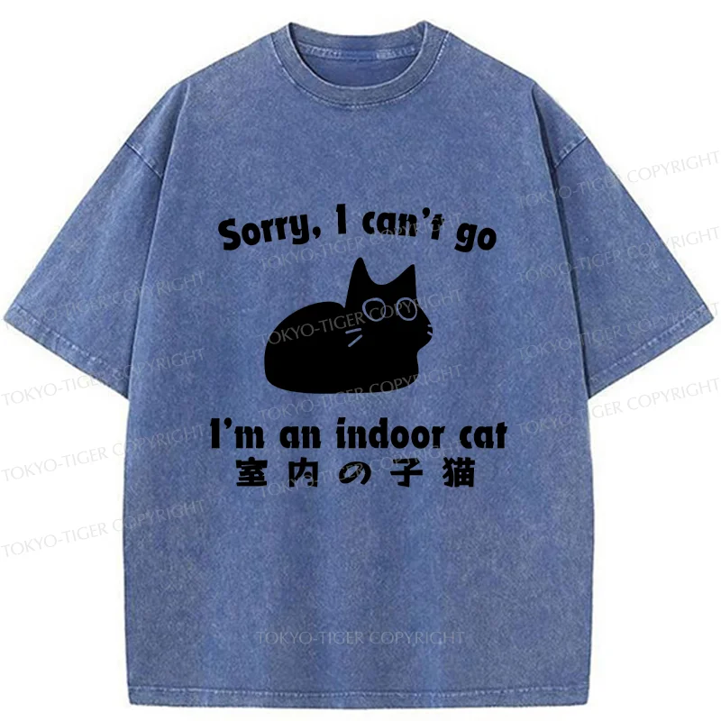 Tokyo-Tiger Indoor Kitten Washed T-Shirt
