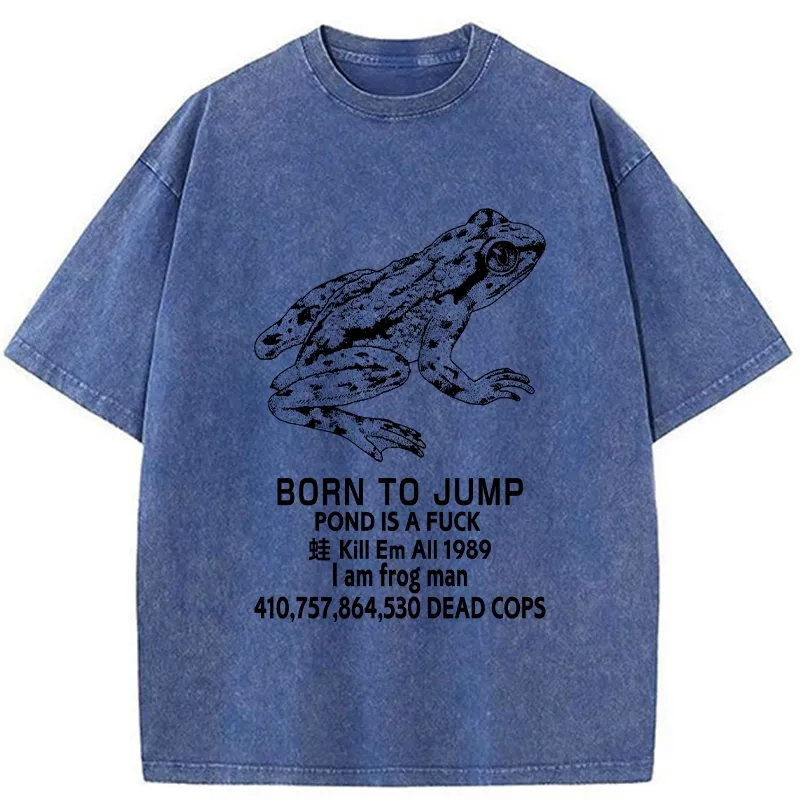 Tokyo-Tiger Born To Jump Washed T-Shirt