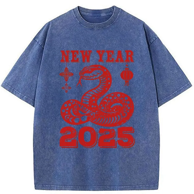 Tokyo-Tiger New Year 2025 Washed T-Shirt