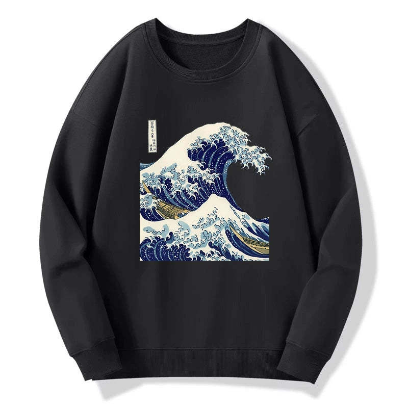 Tokyo-Tiger The Great Wave KanaGawa Sweatshirt Sale