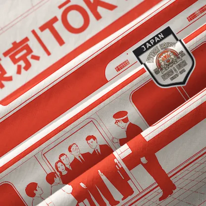 Tokyo-Tiger Tokyo Subway Chronicles Aloha Hawaiian Shirt