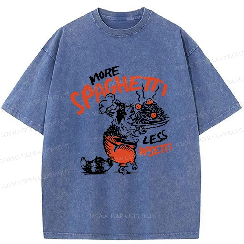 Tokyo-Tiger Raccoon Chef Washed T-Shirt