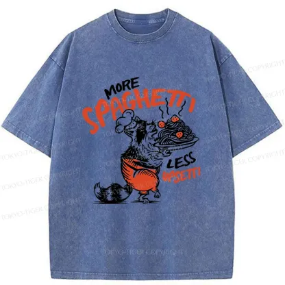 Tokyo-Tiger Raccoon Chef Washed T-Shirt