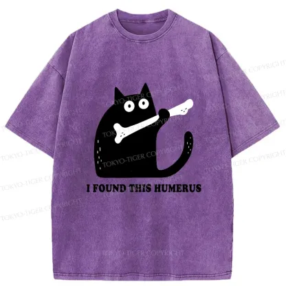 Tokyo-Tiger Cat Found This Humerus Washed T-Shirt