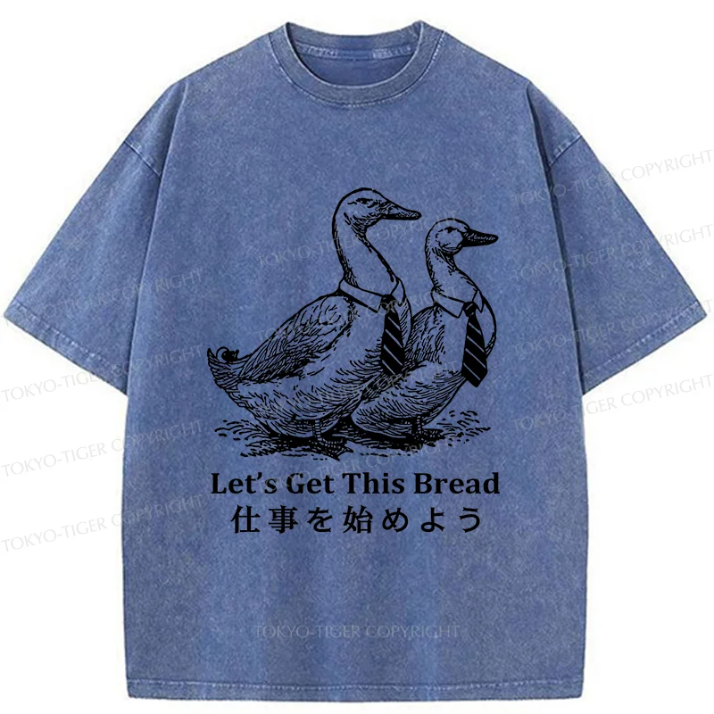 Tokyo-Tiger Working Goose Washed T-Shirt