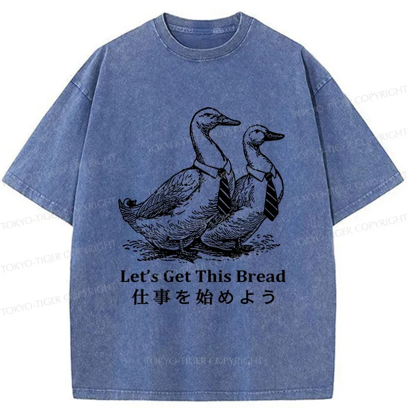 Tokyo-Tiger Working Goose Washed T-Shirt
