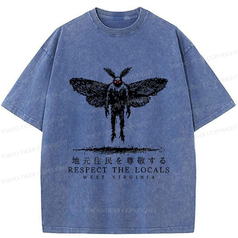 Tokyo-Tiger Mothman Saga Washed T-Shirt