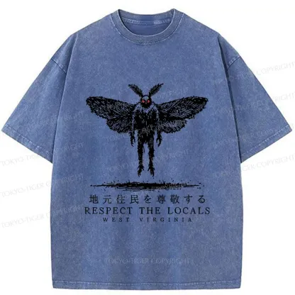 Tokyo-Tiger Mothman Saga Washed T-Shirt