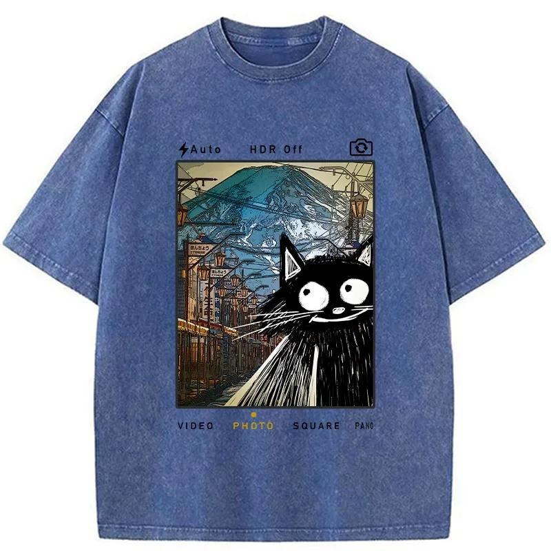 Tokyo-Tiger My Travel Diary-Tokyo Streets Washed T-Shirt
