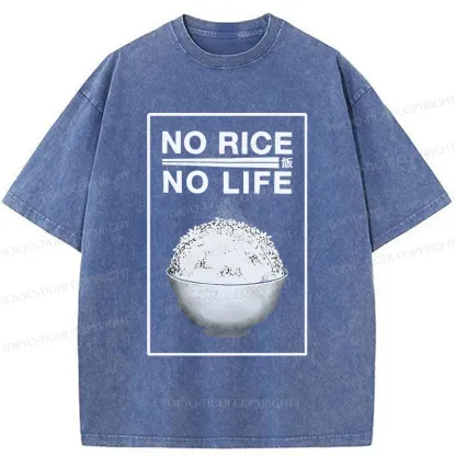 Tokyo-Tiger Favorite Rice Washed T-Shirt