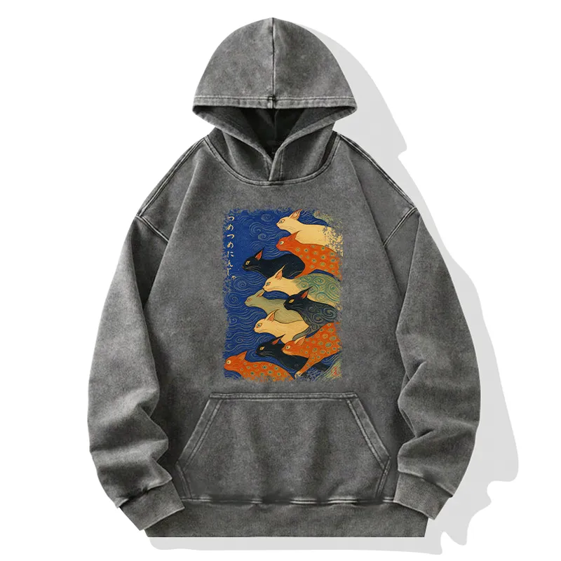 Tokyo-Tiger Claw-some Ninja Washed Hoodie