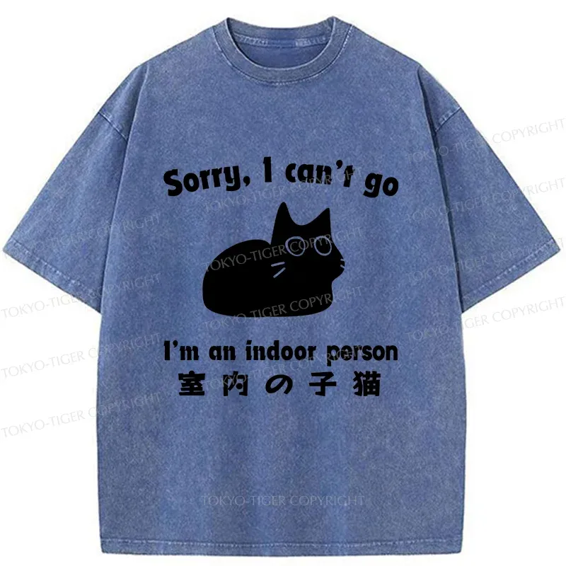 Tokyo-Tiger Indoor Kitten Japan Washed T-Shirt Sale