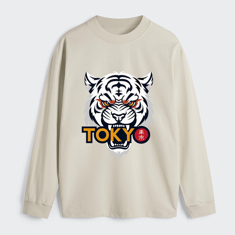 Tokyo-Tiger Logo Classic Long Sleeve T-Shirt
