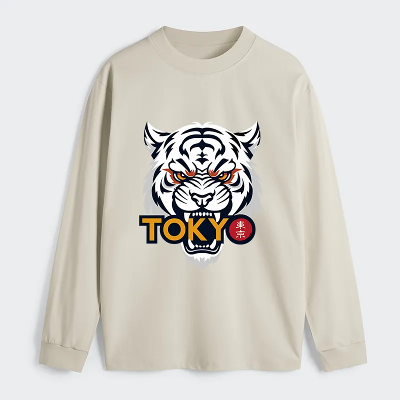 Tokyo-Tiger Logo Classic Long Sleeve T-Shirt