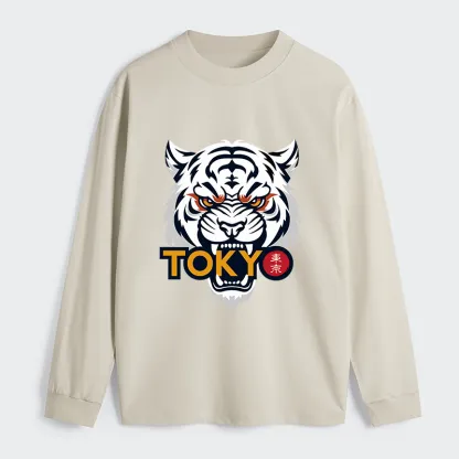 Tokyo-Tiger Logo Classic Long Sleeve T-Shirt