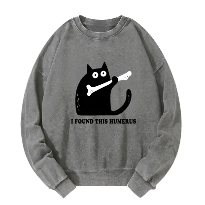 Tokyo-Tiger Cat Found This Humerus Washed Sweatshirt