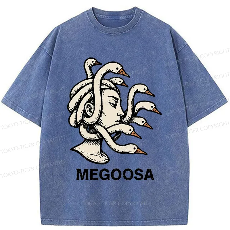 Tokyo-Tiger Legendary Goose Washed T-Shirt