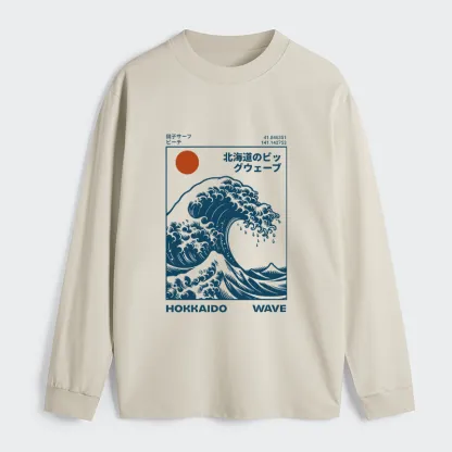 Tokyo-Tiger Hokkaido Wave Japan Classic Long Sleeve T-Shirt